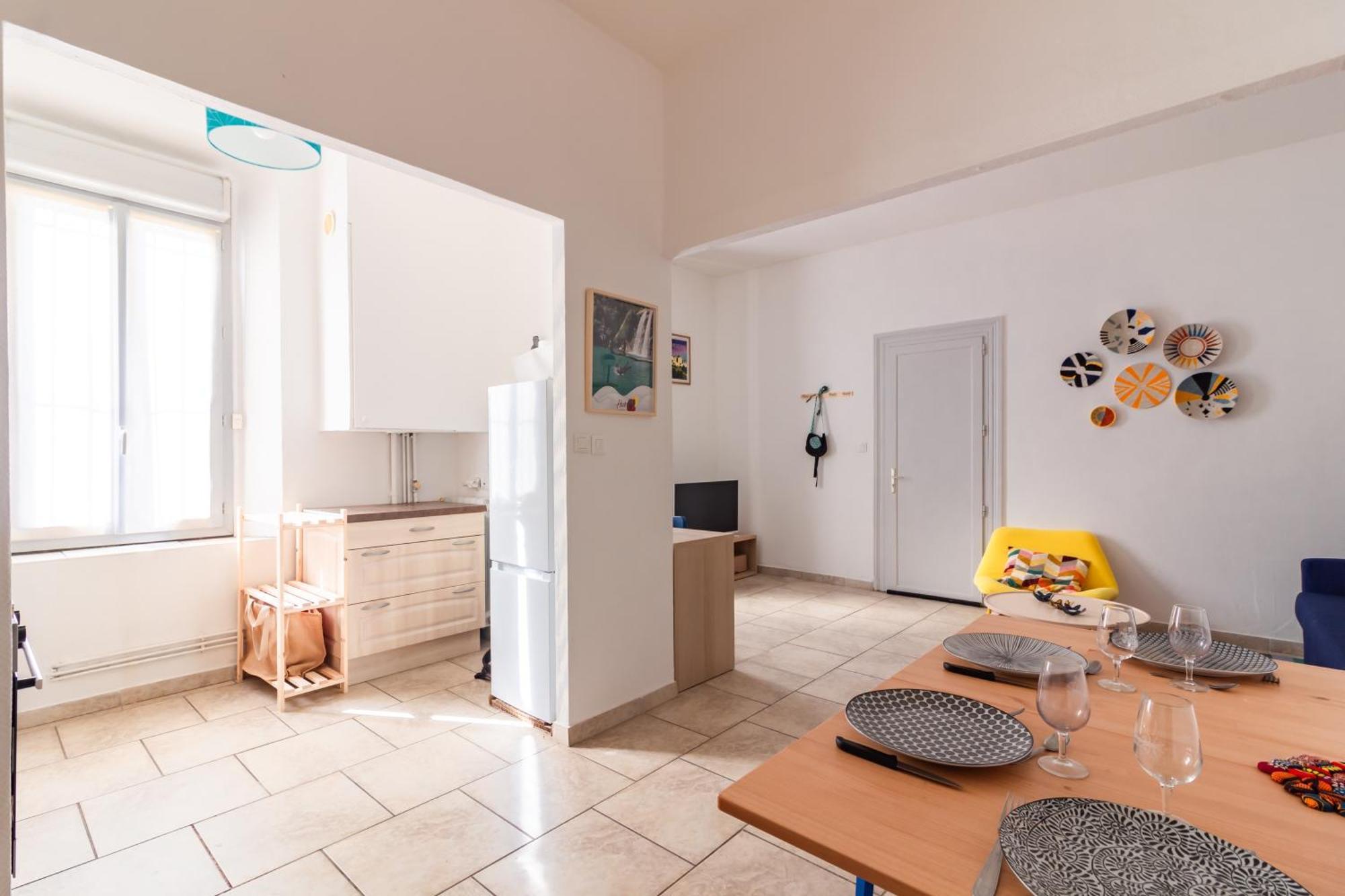 Le Cerisier Des 4 Chemins - Appt 75M² Pour 6 Apartment Carcassonne Bagian luar foto